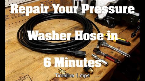 pressure washer leaking at hose connection|How to Repair a Pressure Washer Hose in 6 Minutes (Any brand。